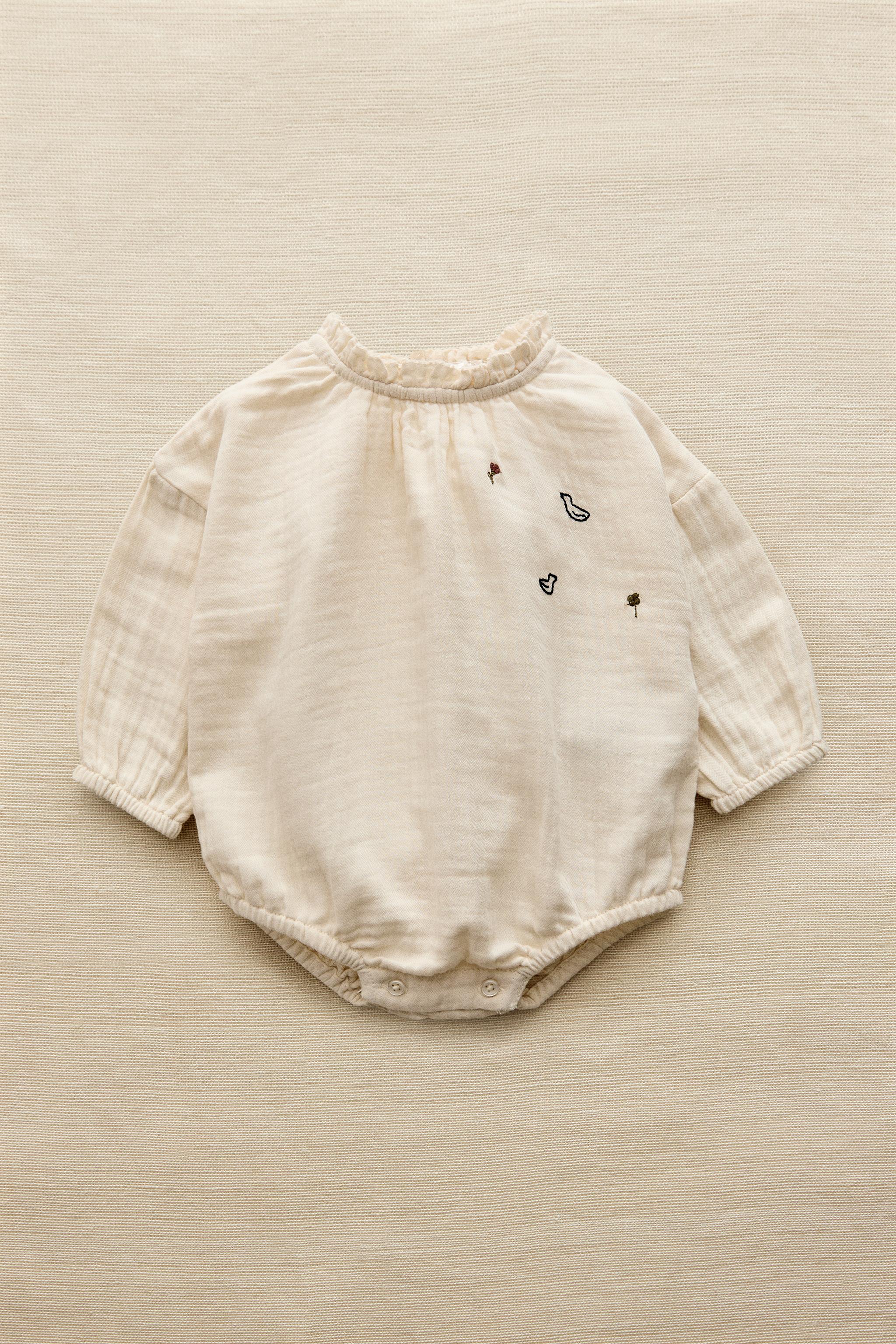 COTTON MUSLIN BABY ROMPER